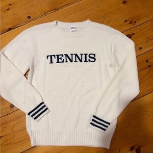 The Bubble Tennis Sweater Youth XL Preppy Knit fits like  women’s XS S